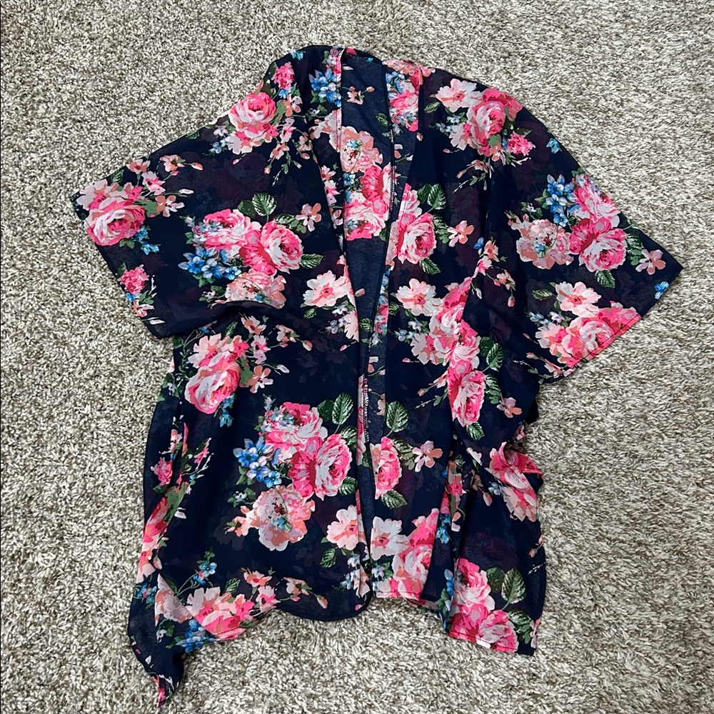 Floral oversized Kimono Large